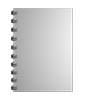 Broschüre mit Metall-Spiralbindung, Endformat DIN A6, 380-seitig